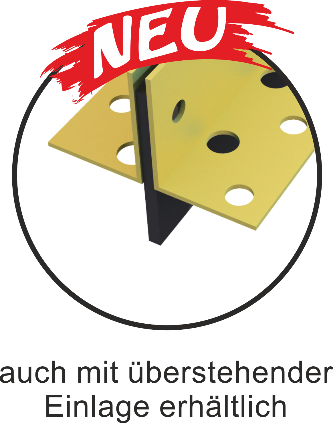 Schwundfugenprofile aus Messing 11/16 mm zum nachträglichen Verfugen