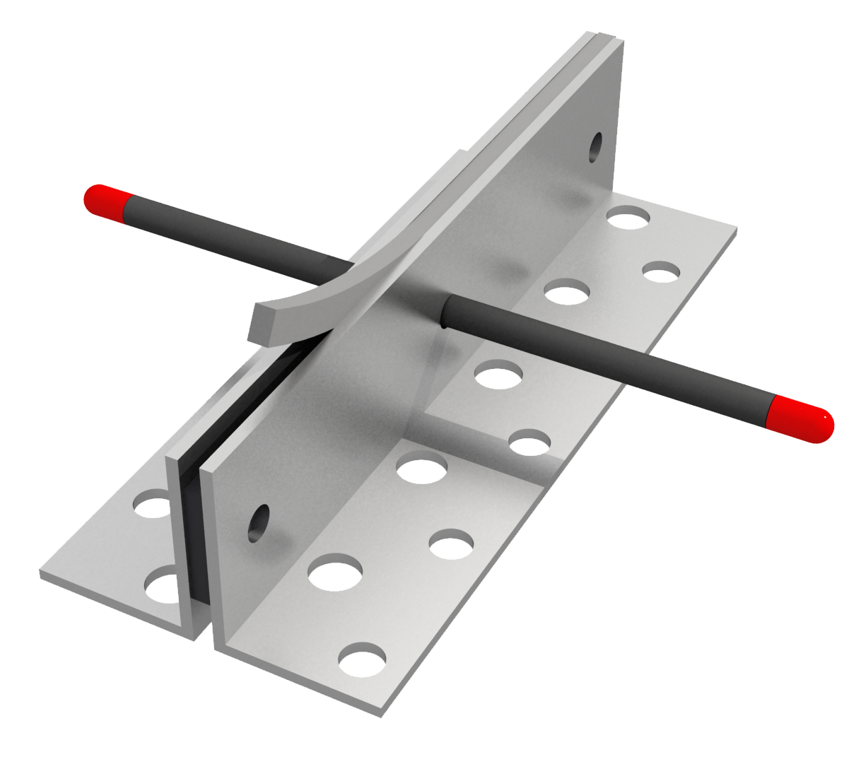 Schwundfugenprofile Aluminium 11/16 mm zum nachträglichen Verfugen
