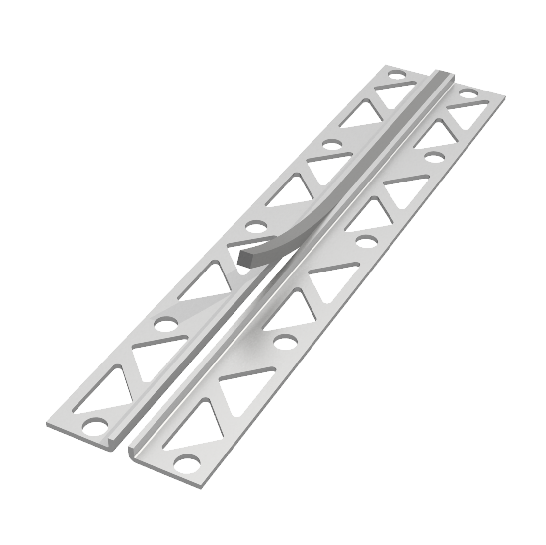Überschleifbare Dünnbettprofile aus Aluminium für Microterrazzo