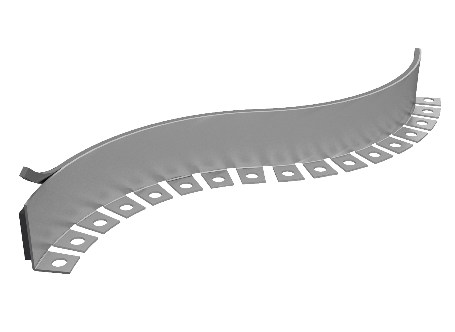Aluminiumwinkel flexibel für Wandanschluss zum nachträglichen Verfugen 7/8 | 12/13 mm