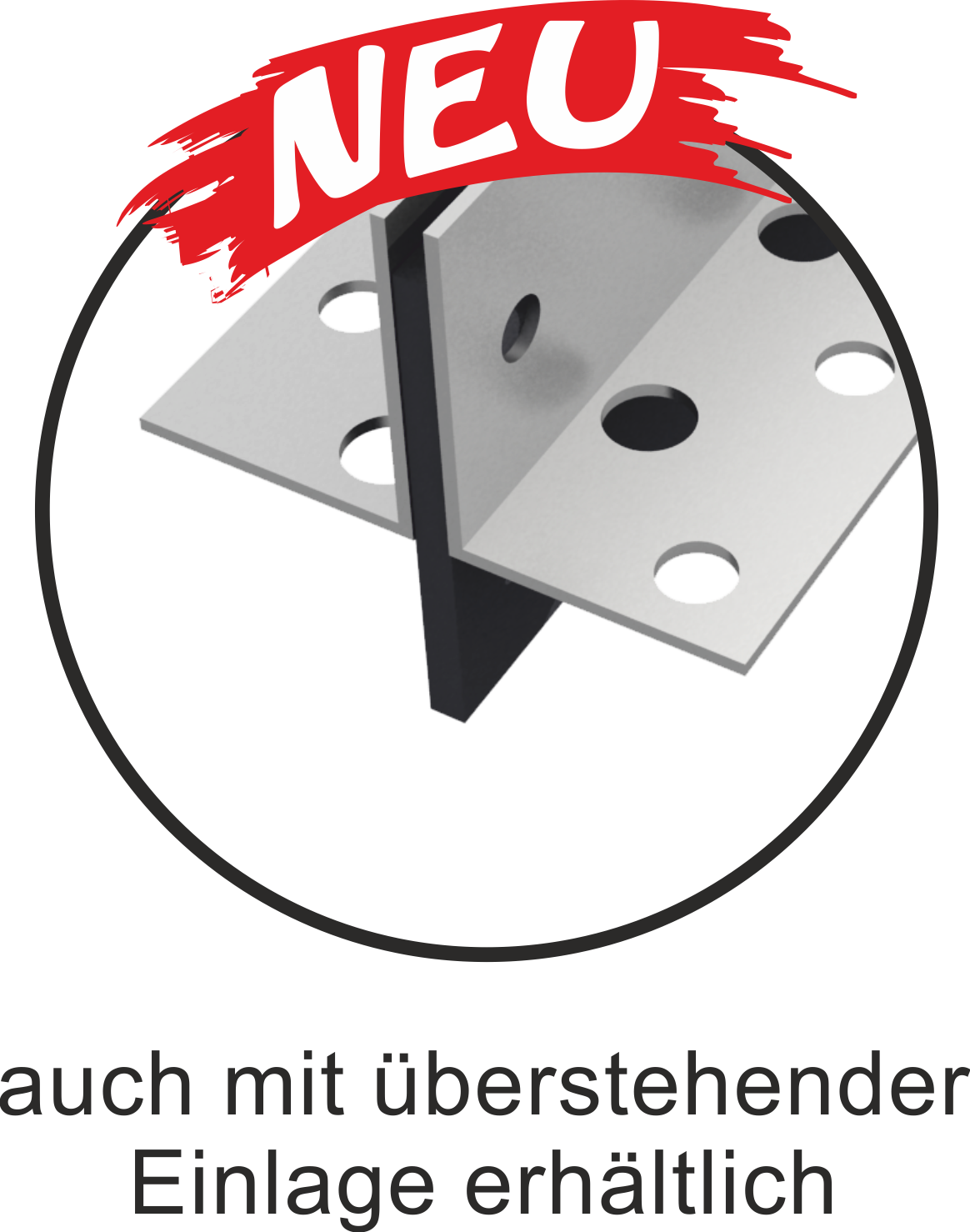 Schwundfugenprofile Aluminium 11/16 mm zum nachträglichen Verfugen