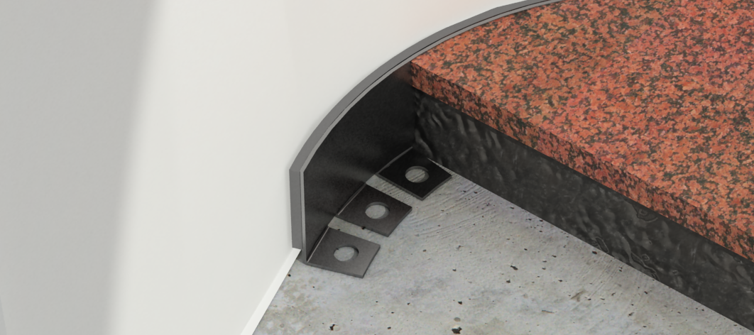 Aluminiumwinkel flexibel für Wandanschluss 7/8 | 12/13 mm