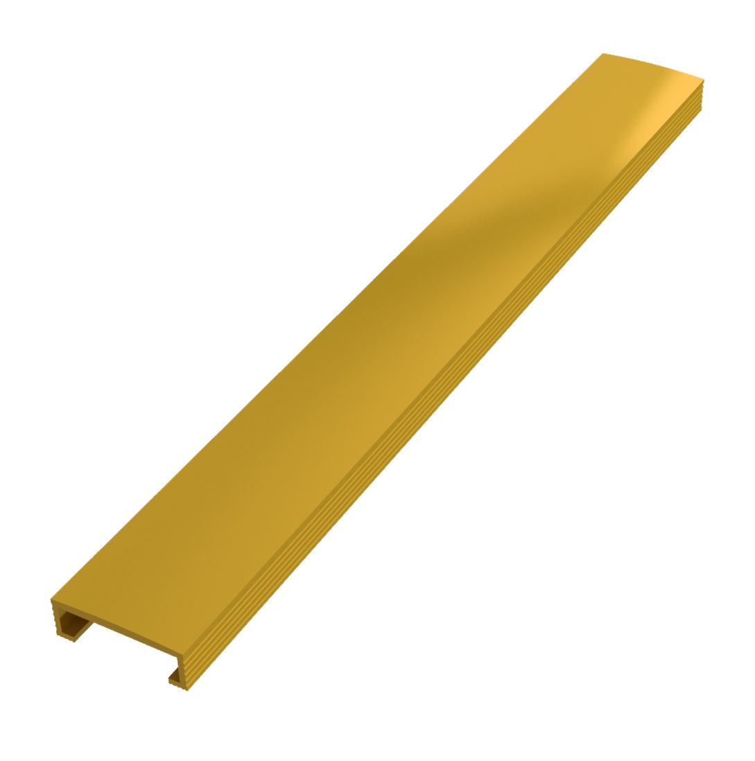 Bordürenleisten aus Aluminium gewölbt