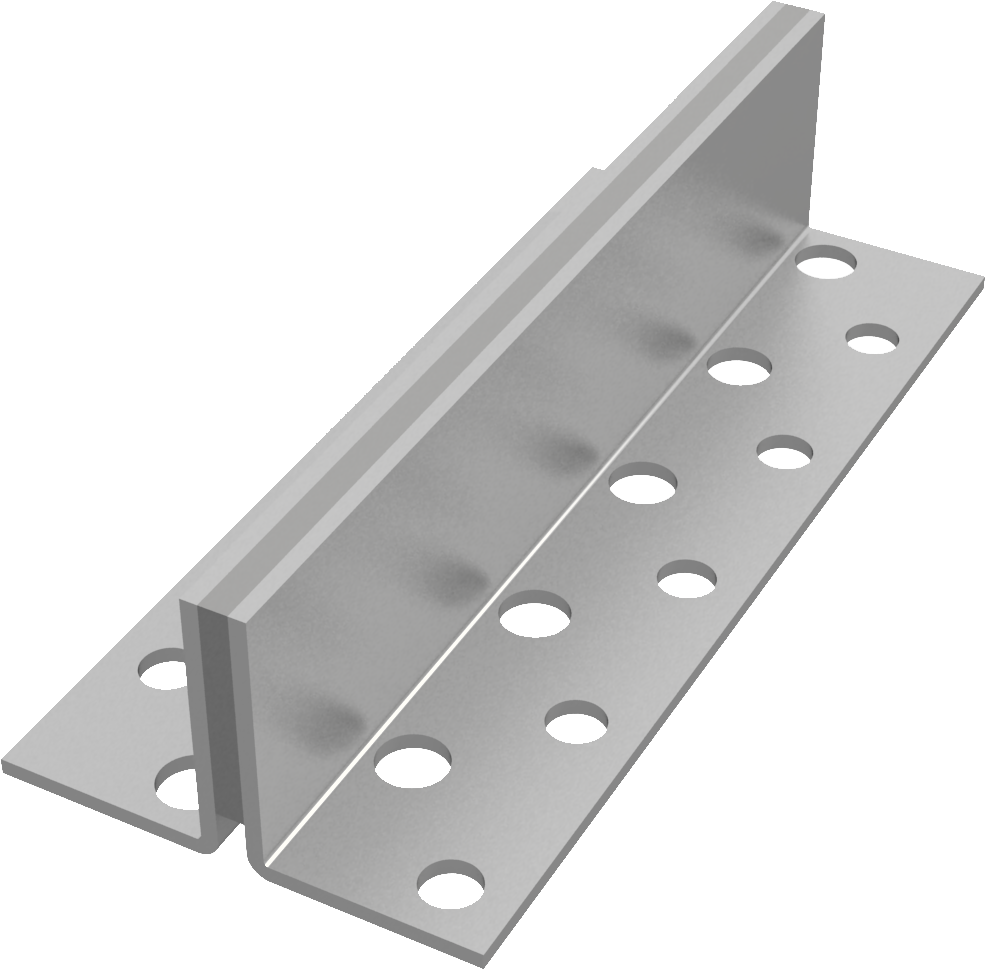 Schwundfugenprofile Edelstahl 11/16 mm , massiv