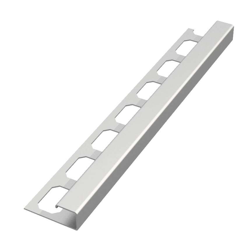 Deko- und Trennprofile aus Aluminium Quadratisch
