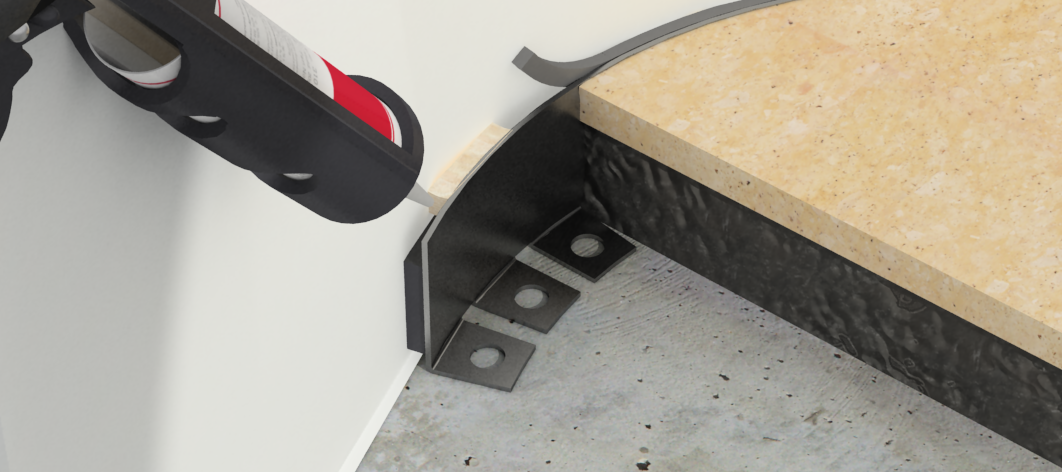 Aluminiumwinkel flexibel für Wandanschluss zum nachträglichen Verfugen 7/8 | 12/13 mm