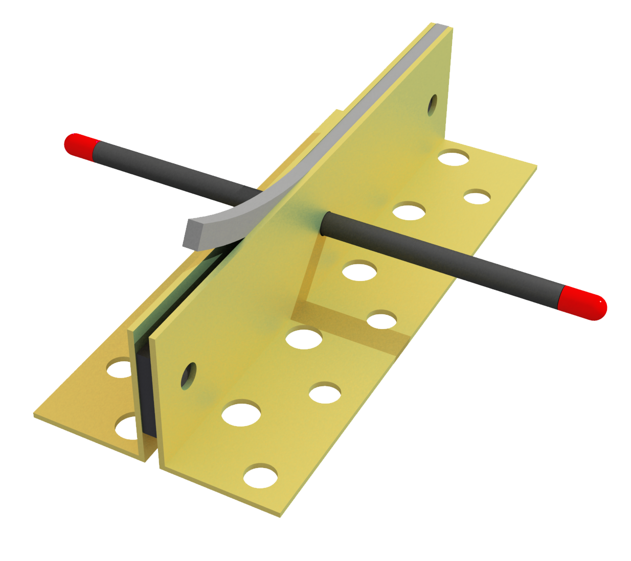 Schwundfugenprofile aus Messing 9/14 mm zum nachträglichen Verfugen